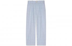 Детские трикотажные спортивные штаны Gucci, синий