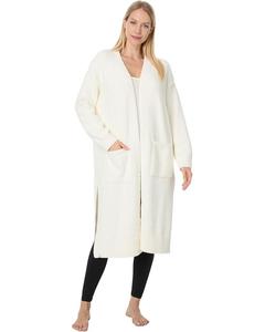 Свитер Barefoot Dreams CozyChic Luxe High Slit Cardigan, цвет Pearl