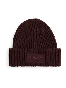 Шапка Tommy Jeans, темно-коричневый
