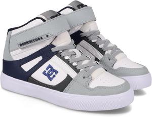 Детские кроссовки DC Shoes Unisex-Child Pure Hi Top Ev, белый/синий/серый