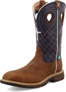Женские ботинки Twisted X, размер 11, вестерн, синий/коричневый/темно-синий