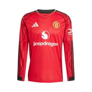 Джерси adidas Manchester United 25/26 Long Sleeve Home Jersey, Mufc Red