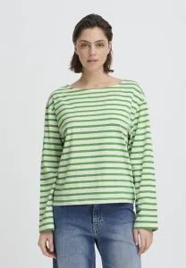 Топ с длинными рукавами «имира» Ichi, Kelly Green Cloud Dancer