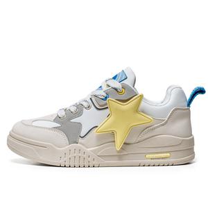 Grumpy ram Антискользящие и износостойкие низкие скейтерские кроссовки для мужчин с эффектом увеличения роста - бежевые, цвет Beige