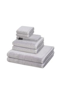 Набор полотенец Vossen Vegan Life, 8 штук, светло-серый