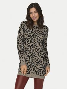 Вязаное платье regular fit Jenni 15321988 Only, бежевый