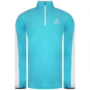 Синие мужские свитера из микрофлиса с длинными рукавами и половинной молнией rl3ml12 771 Rossignol, синий