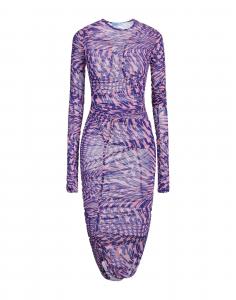 Макси платье Mugler, фиолетовый