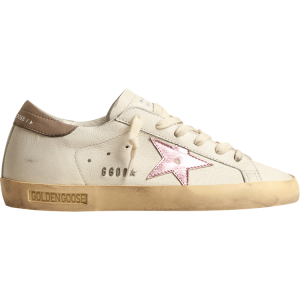 Кроссовки Golden Goose Wmns Superstar 'White Nappa Pink Metallic', белый