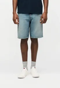 Джинсовые шорты jaimie с эффектом потертости, свободный крой, рабочие шорты, джинсовые шорты Tommy Jeans, Blue Denim