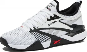 Мужские спортивные кроссовки Reebok Nano Court для пикубола, черный/белый/красный