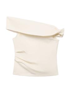 Топ MANGO BENJI, кремовый