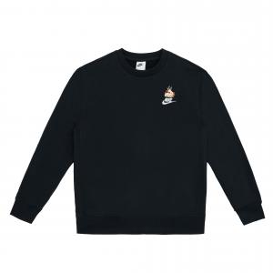 Nike Свитшоты Unisex Black Crew Neck Moderate