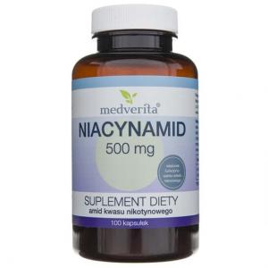 Medverita, Ниацинамид (никотинамид) 500 мг, 100 капс.