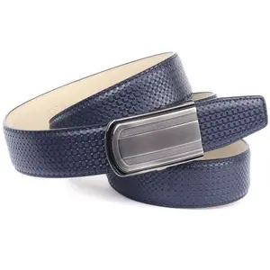 Кожаный ремень Anthony Crown Anthoni Crown, синий