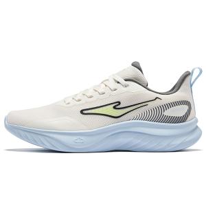 Erke Кроссовки мужские с низким верхом и амортизацией Rebound, износостойкие, микрокристаллические, белые, стально-серые