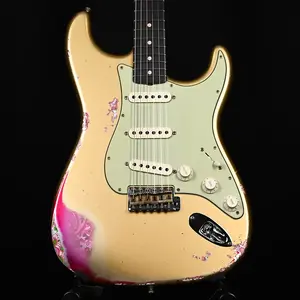 Fender Custom Shop 1962 Stratocaster Heavy Relic Aztec Gold / Pink Paisley с ручной намоткой звукоснимателей Josefina 2024 (R132759)