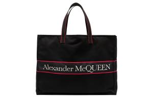 Alexander McQueen Нейлоновая сумка мужская черная