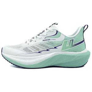 WARRIOR Амортизирующие и дышащие низкие кроссовки для повседневных тренировок и бега мужские белый светло-зеленый, цвет White Light Green