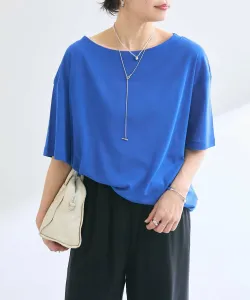 Футболка с открытым воротом Rive Droite, цвет Blue