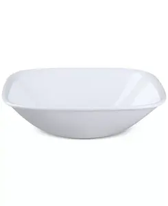 Квадратная круглая миска из чистого белого цвета для соуса и приправ Corelle, white