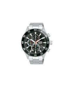 Мужские часы Sport man RM321JX9 из стали с серебристым ремешком Lorus, серебряный