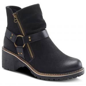 Ботильоны на толстом каблуке Patrizia, black