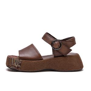 Пляжные сандалии женские Coffee/Khaki/Black Jay