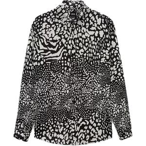 ZARA Мужская черная рубашка