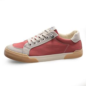 SENJIALUO Скользоустойчивые износостойкие легкие низкие скейтерские кроссовки мужские - кирпично-красные, цвет Brick Red