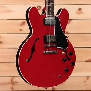 Gibson PSL 1959 ES-335 Ultra Light Aged - Кардинально-красный/Черный-A930382