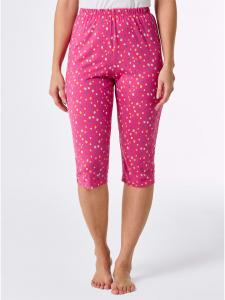 WITT WEIDEN Брюки-капри с принтом цвета фуксии