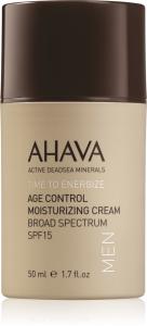 Время зарядить энергией мужчин увлажняющий антивозрастной крем SPF 15 Ahava, 50 мл