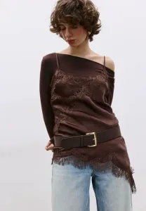 Полуширокий ремень Stradivarius, Gold-Coloured