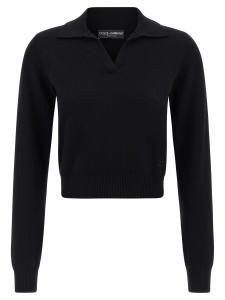 Поло из джерси DOLCE & GABBANA, черный