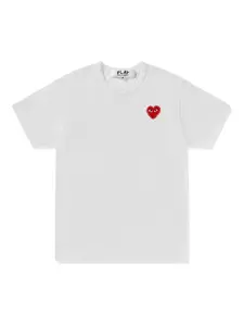 Футболка Play со стразами Comme Des Garcons Play, белый