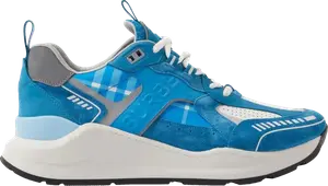 Кроссовки Burberry Sean Monogram Panelled Sneaker 'Tonal Blue', синий