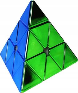 Оригинальный металлический логический кубик SengSo Pyraminx + подставка для Рубика Kostkoland
