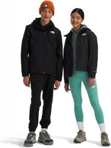 Куртка для подростков THE NORTH FACE Antora Triclimate | Водонепроницаемая внешняя оболочка, внутренний флисовый слой, регулируемый капюшон с дождевиками, Tnf Black