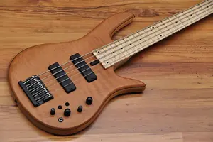 Fodera Std Special Monarch Doctorbass Edition 5 струн 17,5 мм расстояние между струнами, гриф из клена, верхняя дека из рисунчатого красного дерева