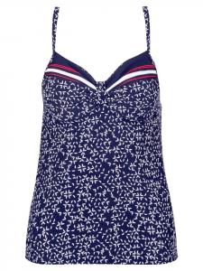 Верх бикини LASCANA, цвет marine/bedruckt