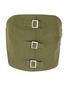 Топ Bandeau Bustier W/ Front Buckles 8 By Yoox, зеленый