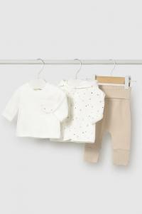 Комплект для новорожденного 3 предмета Mayoral Newborn, желтый