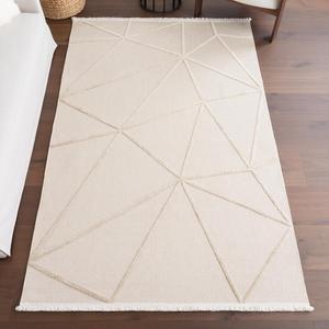nuLOOM Anica Geometric ковер 122 x 183 см для гостиной спальни столовой, светло-бежевый