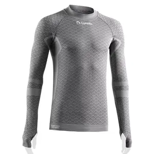 Мужская термофутболка с длинными рукавами Lurbel Volcano, серый
