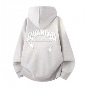 Толстовка Unisex Hooded Moderate Heavyweight HUANQIU, premium серый