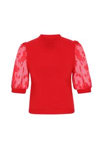 Faina Свитер красного цвета