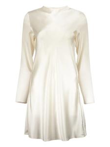 Атласное платье миди Fabiana Filippi, нейтральный