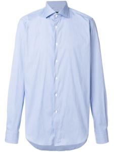 Классическая рубашка с длинными рукавами Dell'oglio, синий
