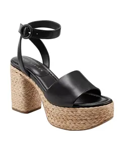 Женские босоножки Palyca на блочном каблуке с открытым носком Marc Fisher Ltd, черный